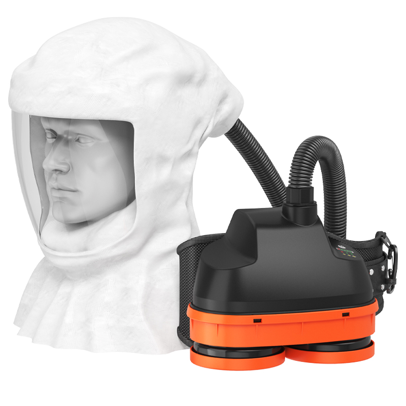 BXH-3002 PAPR-kit. Verschillende hoofdbandopties.