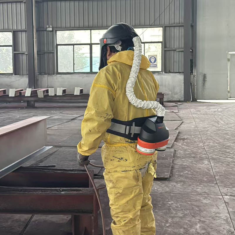 NIEUWE AIR BXH-3002 PAPR-ademhalingsmasker met veiligheidshelm voor schilderwerk
